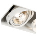 Zapuštěné bodové svítidlo bílé GU10 AR70 bez ořezu 2-světlo - Oneon