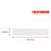 BRILONER TELEFUNKEN LED stropní svítidlo 61,5 cm 25W 2900lm bílé TF 205506TF