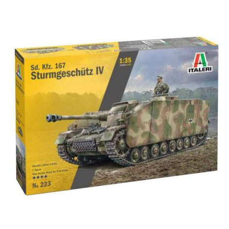 Model Kit military 0223 - Sd.Kfz. 167 Sturmgeschütz IV (1:35) Italeri