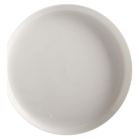 Bílý porcelánový talíř se zvýšeným okrajem Maxwell & Williams Basic, ø 28 cm