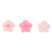 FunCakes Cukrová dekorace Flower mix pink  - růžová kvítka 24ks