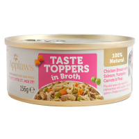 Applaws Dog Taste Toppers in Broth Kuře s lososem konzerva 156 g