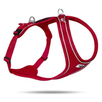 CURLI - Postroj pro psy Belka Comfort Red XS, 15-20 kg