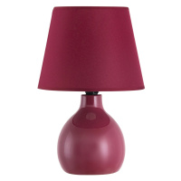 Rabalux stolní lampa Ingrid E14 1x MAX 40W bordó 4478