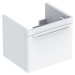 Geberit myDay - Umyvadlová skříňka, 495x410x430 mm, 1 zásuvka s LED osvětlením, lesklá bílá Y824