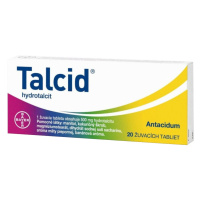 Talcid 500mg žvýkací tablety 20 ks
