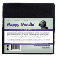 Happy Hoodie - uklidňující čelenka pro psy a kočky Barva: Černá, Velikost: XL