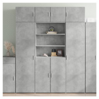 vidaXL Skříň highboard betonově šedá 80x42,5x185 cm kompozitní dřevo