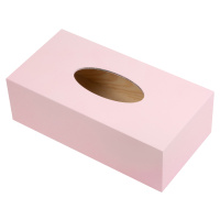 FK Dřevěná krabička na kapesníky - 26x14x8 cm, Růžová