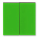ABB Levit kryt vypínače dělený zelená/kouřová černá 3559H-A00652 67