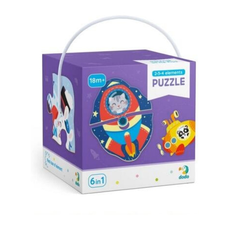 TM Toys Dodo Puzzle 2-3-4 dílků Transport