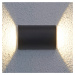 Lucande Půlkruhové venkovní nástěnné svítidlo LED Jale