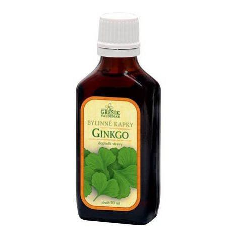 Grešík Bylinné Kapky Ginkgo 50ml