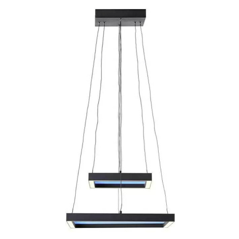 Stropní LED svítidlo Brilliant Icarus / 180 x 50 x 50 cm / ocel / černá