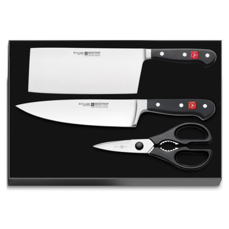 Sada 2 nožů Wüsthof CLASSIC + Kuchyňské nůžky 9285 WÜSTHOF