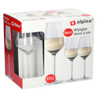 Sklenice na bílé víno ALPINA 370ml 6ks