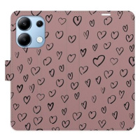 iSaprio Flip pouzdro Heart Dark 02 pro Xiaomi Redmi Note 13