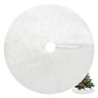 Iso Trade Podložka pod vánoční stromeček 120 cm, bílá