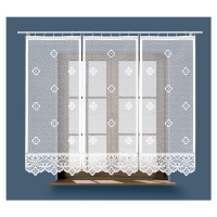Panelová dekorační záclona na žabky SOFIA, bílá, šířka 60 cm výška 160 cm (cena za 1 kus panelu)