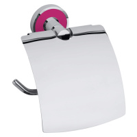 Držák toaletního papíru Bemeta Trend-I chrom, růžová 104112018F