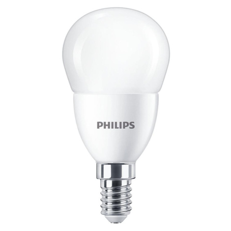 LED žárovka LED E14 7W = 60W 830lm 4000K Neutrální Koule PHILIPS