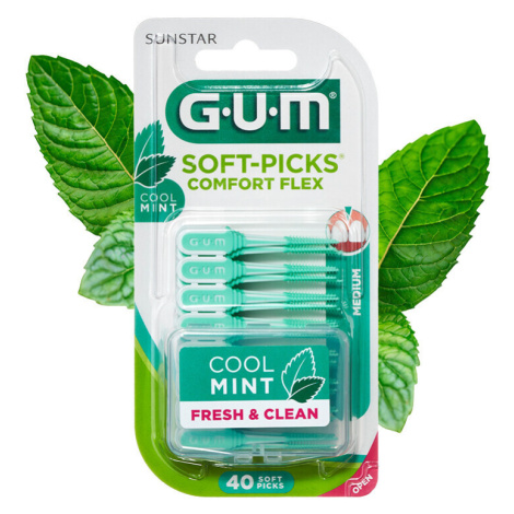 GUM SoftPicks comfort flex Mint 40ks G670M40