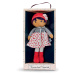 Panenka pro miminka Jade K Tendresse Kaloo 32 cm v srdíčkovým šatech z jemného textilu v dárkové