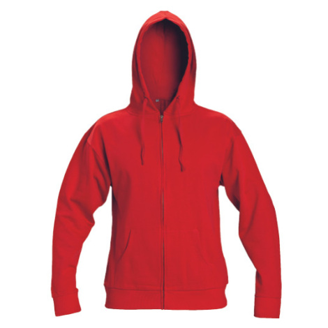 NAGAR mikina s kapucí červená M Červa