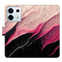 iSaprio flip pouzdro BlackPink Marble pro Xiaomi Redmi Note 13 Pro 5G / Poco X6 5G