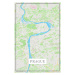 Mapa Praha color, (26.7 x 40 cm)