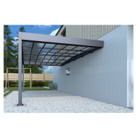 Kovový přístřešek / carport TRIGANO JARDIN LIBECCIO WALL LG2464