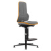 bimos Pracovní otočná židle NEON, patky, stupínek pro nohy, permanentní kontakt, Supertec, oranž