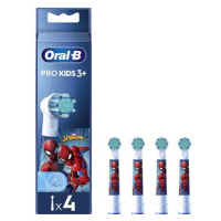 Oral-B Pro Kids Kartáčkové Hlavy S Motivy Spiderman, 4 ks