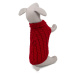 Vsepropejska Kimo svetr pro psa Barva: Vínová, Délka zad (cm): 26, Obvod hrudníku: 26 - 33 cm