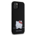 Zadní kryt Hello Kitty Liquid Silicone Daydreaming Logo pro Apple iPhone 13, black