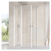 Ravak CHROME CRV2 - 110 white+Transparent, otevírací sprchové dveře 110 cm - pro vytvoření rohov