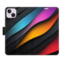 iSaprio Flip pouzdro Color Waves pro iPhone 14 Plus