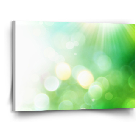 Obraz Zelená abstrakce - 120x80 cm