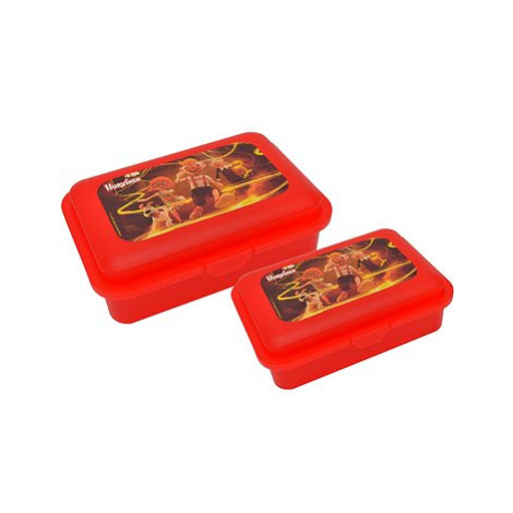 Sada svačinových boxů, 2 dílná, Hurvínek Muzeum červený