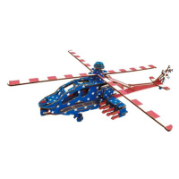 Woodcraft Dřevěné 3D puzzle Americký bojový vrtulných Apache