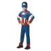 Rubies Kostým Captain America dětský Velikost - děti: L