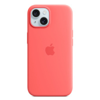 iPhone 15+ Silicone Case with MS - Guava