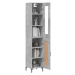 vidaXL Skříň highboard betonově šedá 34,5x34x180 cm kompozitní dřevo