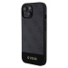 Zadní kryt Guess PU 4G Stripe MagSafe pro Apple iPhone 15, černá