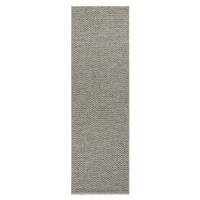BT Carpet - Hanse Home koberce Běhoun Nature 104269 Grey/Anthracite – na ven i na doma - 80x500 