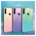 Gradient Glass tvrzené temperované sklo 9H na zadní část na Huawei P40 Lite E pink-purple