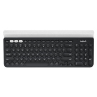 Logitech klávesnice Wireless Keyboard K780, US, šedá/ bílá
