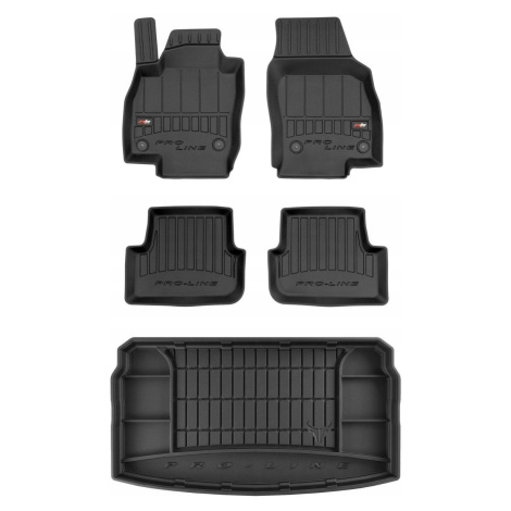 Set 3D gumové autokoberce rohož Vw Polo 6 Hb od 2017- d