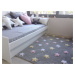 Lorena Canals koberce Pro zvířata: Pratelný koberec Tricolor Stars Grey-Pink - 120x160 cm