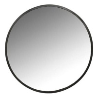 Villa Collection Kulaté zrcadlo s kovovým rámem Black 50 cm